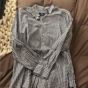 Vineyard Vines Navy Gingham Button Down Shirt